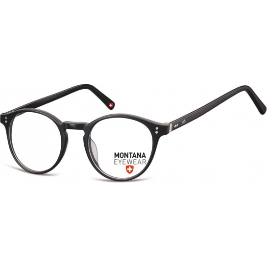 Okrągłe Okulary oprawki optyczne,lenonki korekcyjne Montana MA62 czarne